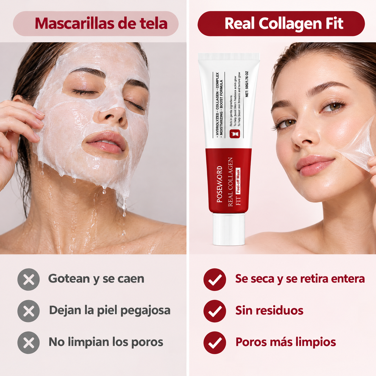 Comparativa con las mascarillas de tela